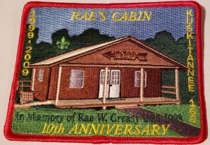 Rae's Cabin 10th Anniversary Patch